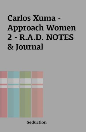 Carlos Xuma – Approach Women 2 – R.A.D. NOTES & Journal