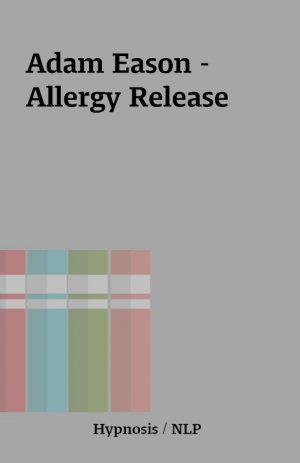 Adam Eason – Allergy Release