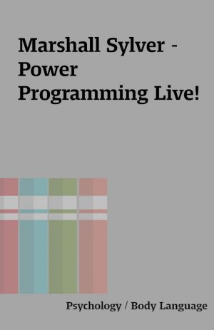 Marshall Sylver – Power Programming Live!