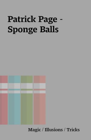 Patrick Page – Sponge Balls