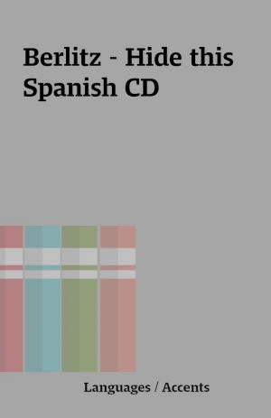 Berlitz – Hide this Spanish CD