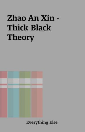 Zhao An Xin – Thick Black Theory