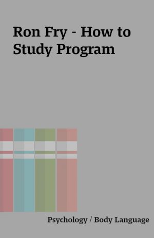 Ron Fry – How to Study Program