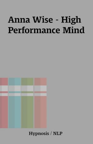 Anna Wise – High Performance Mind