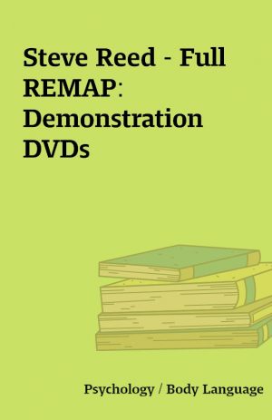 Steve Reed – Full REMAP: Demonstration DVDs