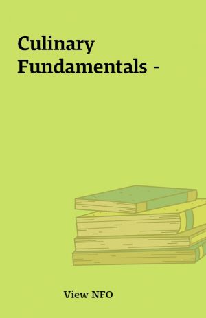 Culinary Fundamentals –