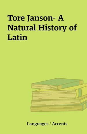 Tore Janson- A Natural History of Latin