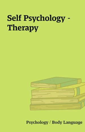 Self Psychology – Therapy