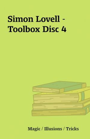 Simon Lovell – Toolbox Disc 4