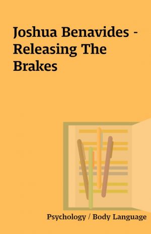 Joshua Benavides – Releasing The Brakes