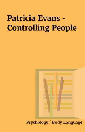 Patricia Evans – Controlling People