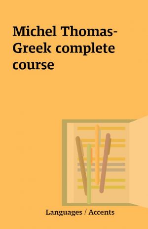 Michel Thomas- Greek complete course