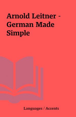 Arnold Leitner – German Made Simple