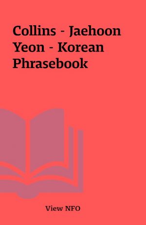 Collins – Jaehoon Yeon – Korean Phrasebook