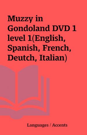 Muzzy in Gondoland DVD 1 level 1(English, Spanish, French, Deutch, Italian)