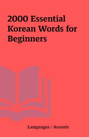 2000 Essential Korean Words for Beginners