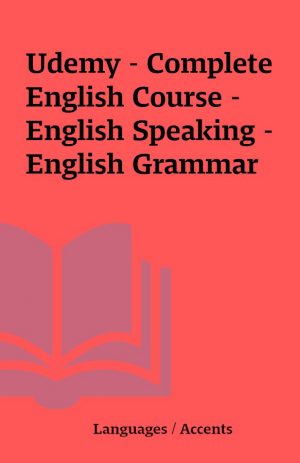 Udemy – Complete English Course – English Speaking – English Grammar