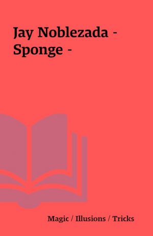 Jay Noblezada – Sponge –