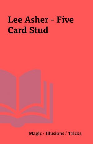 Lee Asher – Five Card Stud