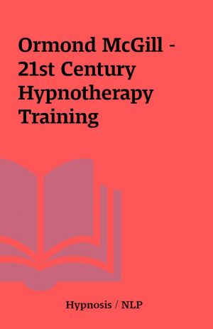 Ormond McGill – 21st Century Hypnotherapy Training