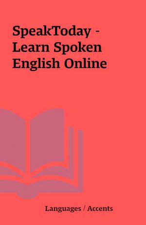 SpeakToday – Learn Spoken English Online