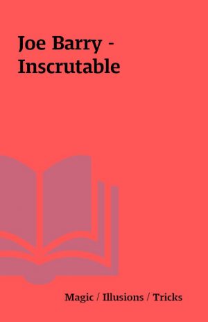 Joe Barry – Inscrutable