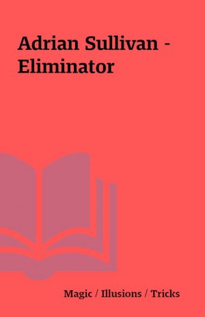 Adrian Sullivan – Eliminator