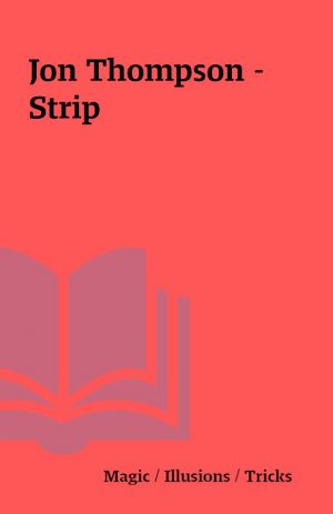 Jon Thompson – Strip