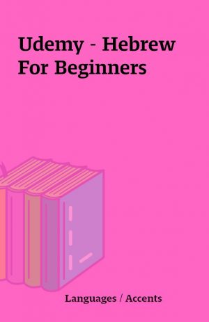 Udemy – Hebrew For Beginners