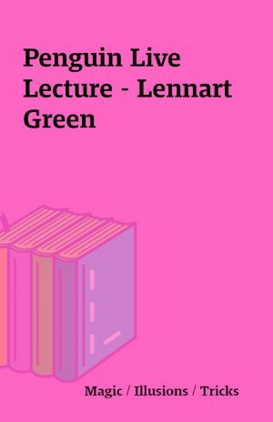 Penguin Live Lecture – Lennart Green