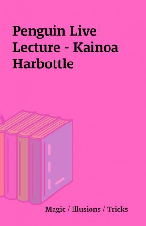 Penguin Live Lecture – Kainoa Harbottle