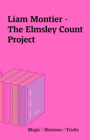 Liam Montier – The Elmsley Count Project