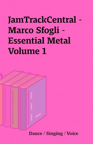 JamTrackCentral – Marco Sfogli – Essential Metal Volume 1