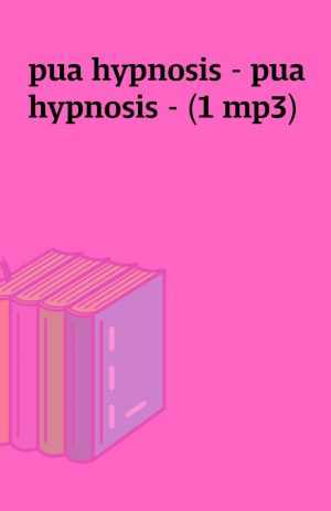 pua hypnosis – pua hypnosis – (1 mp3)