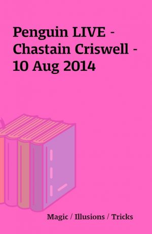 Penguin LIVE – Chastain Criswell – 10 Aug 2014