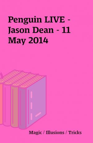 Penguin LIVE – Jason Dean – 11 May 2014