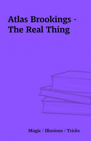 Atlas Brookings – The Real Thing