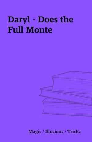 Daryl – Does the Full Monte