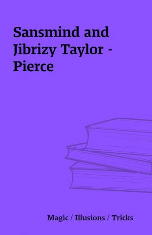 Sansmind and Jibrizy Taylor – Pierce