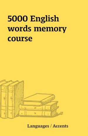 5000 English words memory course