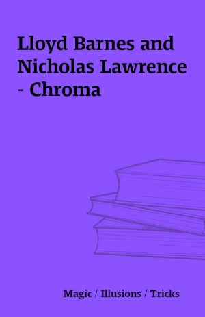 Lloyd Barnes and Nicholas Lawrence – Chroma