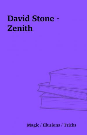 David Stone – Zenith