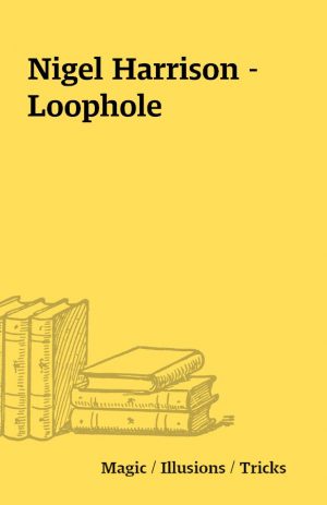 Nigel Harrison – Loophole