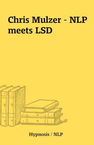 Chris Mulzer – NLP meets LSD