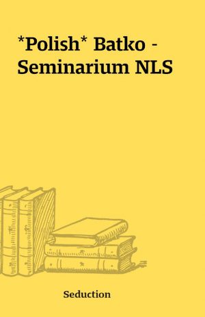 *Polish* Batko – Seminarium NLS